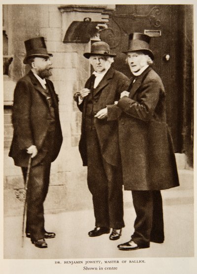 Dr. Benjamin Jowett, Master of Balliol, foto uit The Times door English Photographer